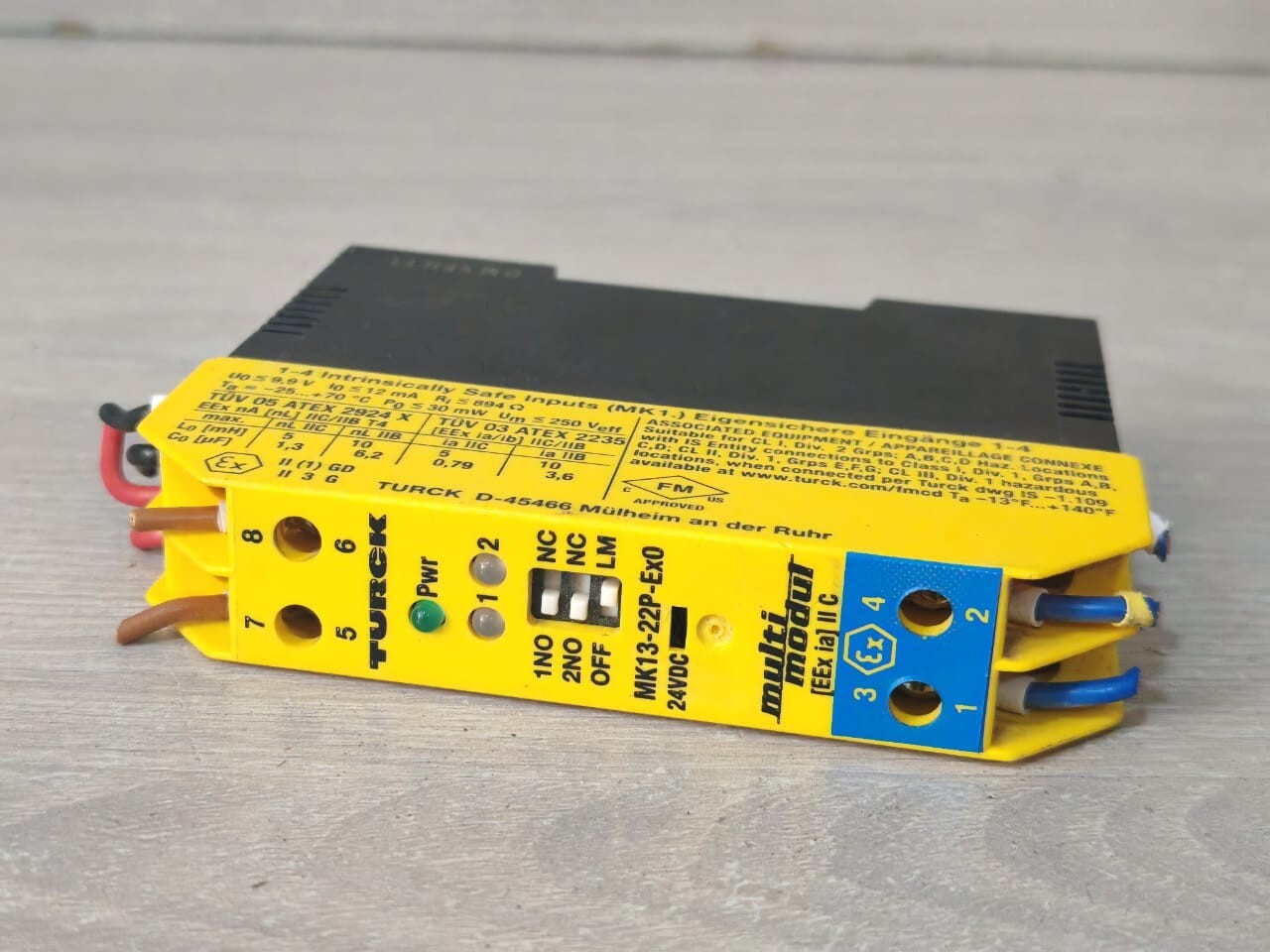 Turck MK13-22P-EX0/24VDC TURCK MK13-22P-Ex0/24VDC MULTI MODUL SWITCHING AMPLIFIER 6