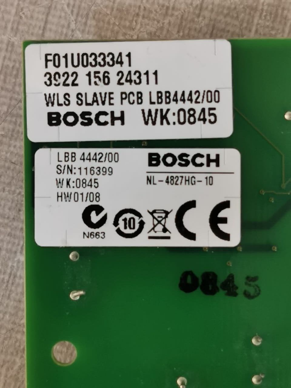 Bosch LBB4442/00 Bosch LBB4442/00 Wls Slave PCB Board STM-1 3