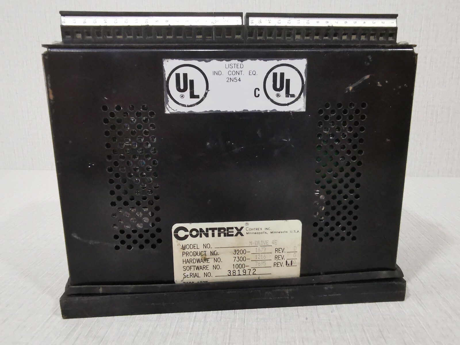 CONTREX M-DRIVE-4E CONTREX M-DRIVE 4E 3200-1677 REV D Integrated Controller 9