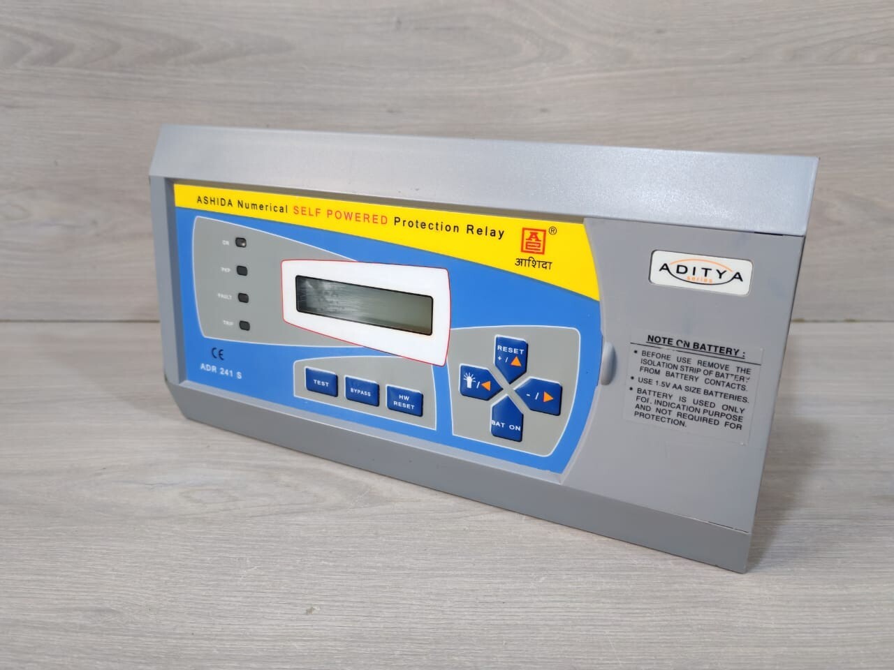 ASHIDA AM-411-06-01-27-01-00-02 ASHIDA ADR241S-AM-411-06-01-27-01-00-02 NUMERICAL SELF POWERED PROTECTION RELAY 6