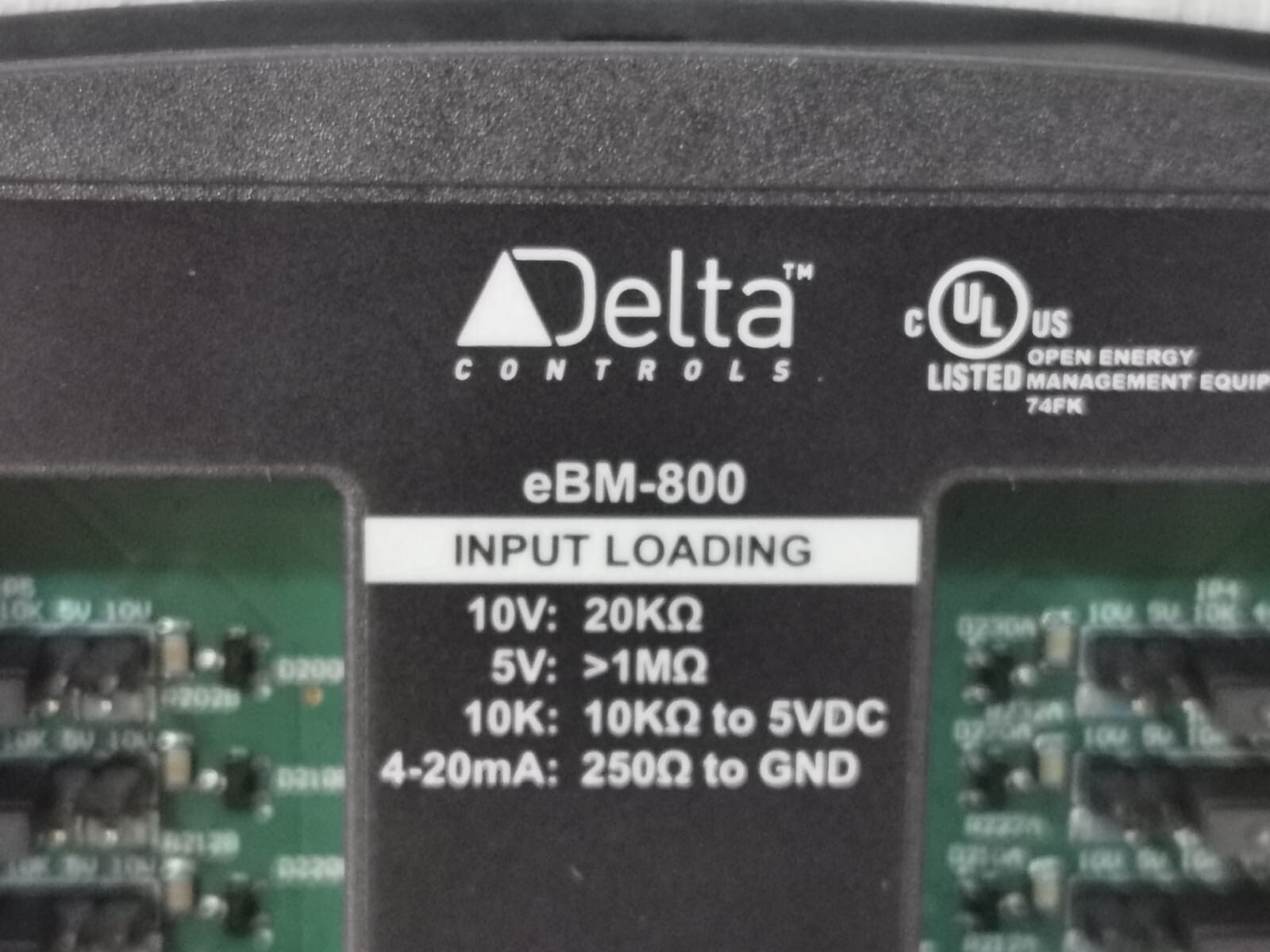 Delta EBM-800 DELTA CONTROLS eBM-800 375606 EARTHRIGHT ENTELIBUS 3
