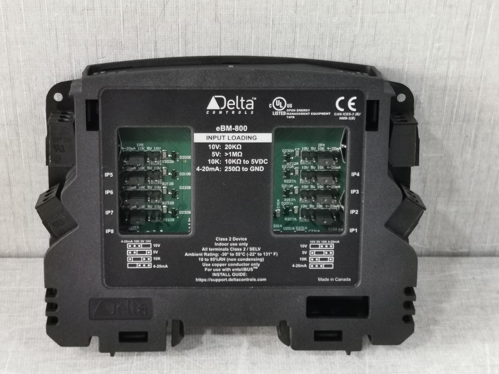DELTA CONTROLS eBM-800 375606 EARTHRIGHT ENTELIBUS