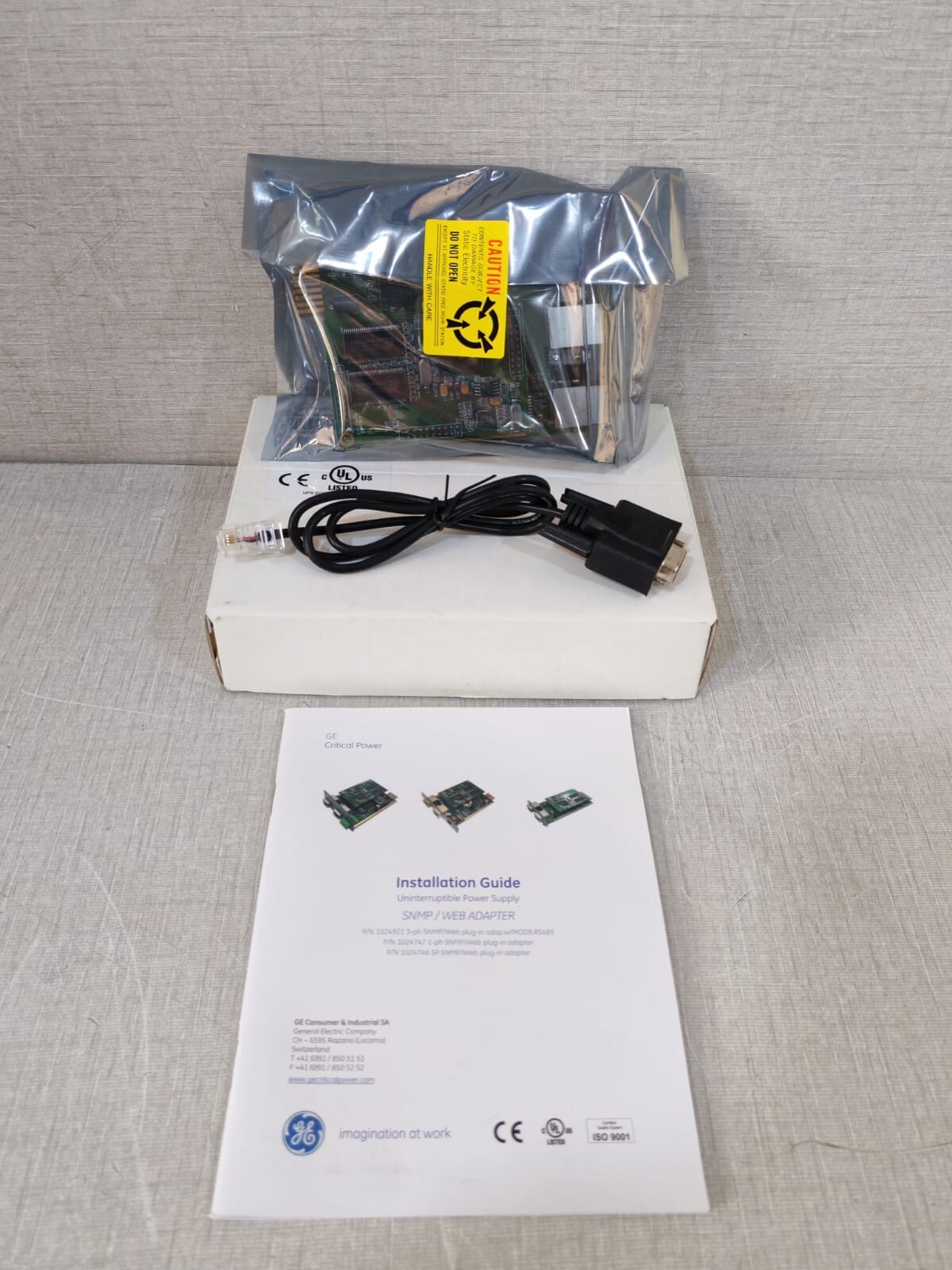 GE 1024747 1-PH SNMP/WEB PLUG-IN ADAPTER