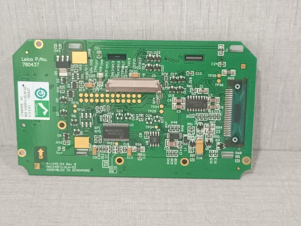 LCD MG1245FU-SLW-02 LEICA P-1245-03 REV B / MG1245FU-SLW-02 V3.3.01 P/N.780437 LCD Screen 2