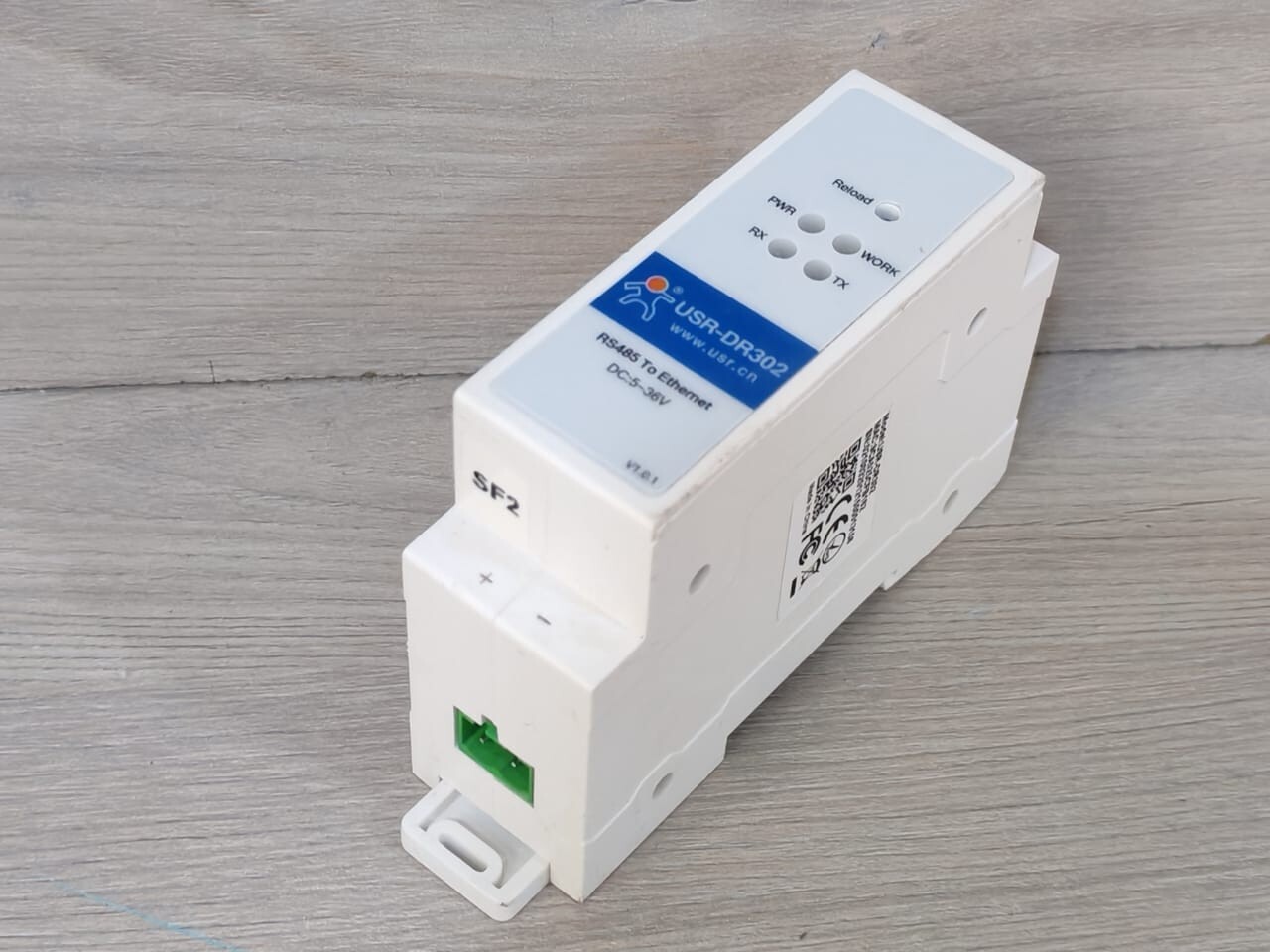 USR USR-DR302 USR-DR302 Din-Rail Modbus RS485 Serial Port to Ethernet Converter 9