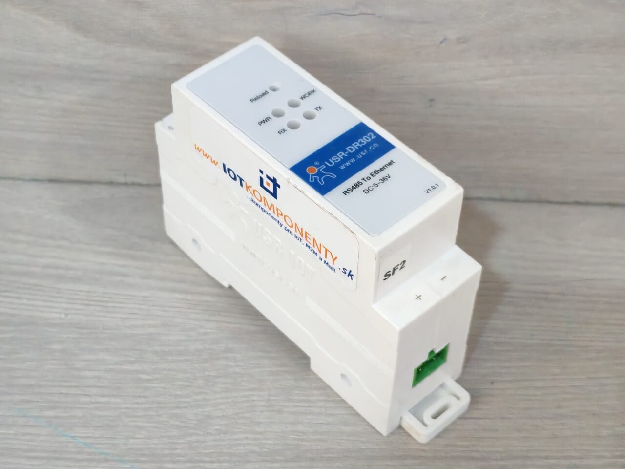USR USR-DR302 USR-DR302 Din-Rail Modbus RS485 Serial Port to Ethernet Converter 10