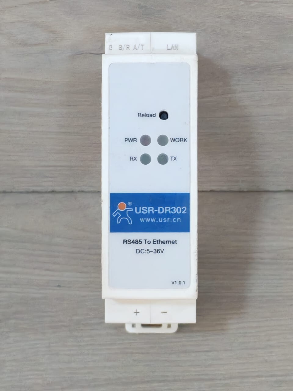 USR-DR302 Din-Rail Modbus RS485 Serial Port to Ethernet Converter