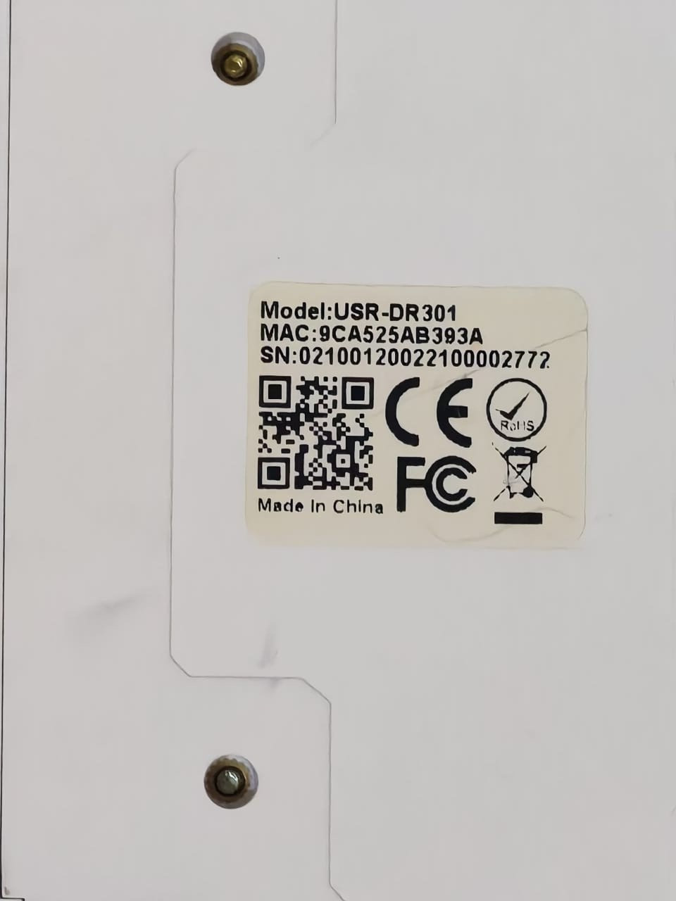 usr USR-DR301 USR-DR301 DIN Rail RS232 To Ethernet Converter DC 5-36V 3