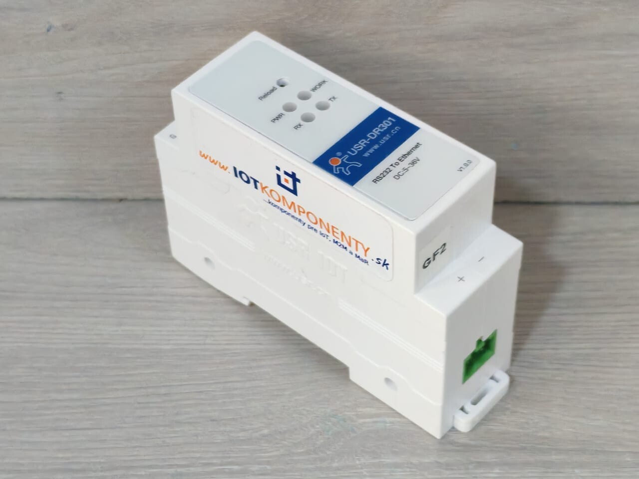 usr USR-DR301 USR-DR301 DIN Rail RS232 To Ethernet Converter DC 5-36V 10