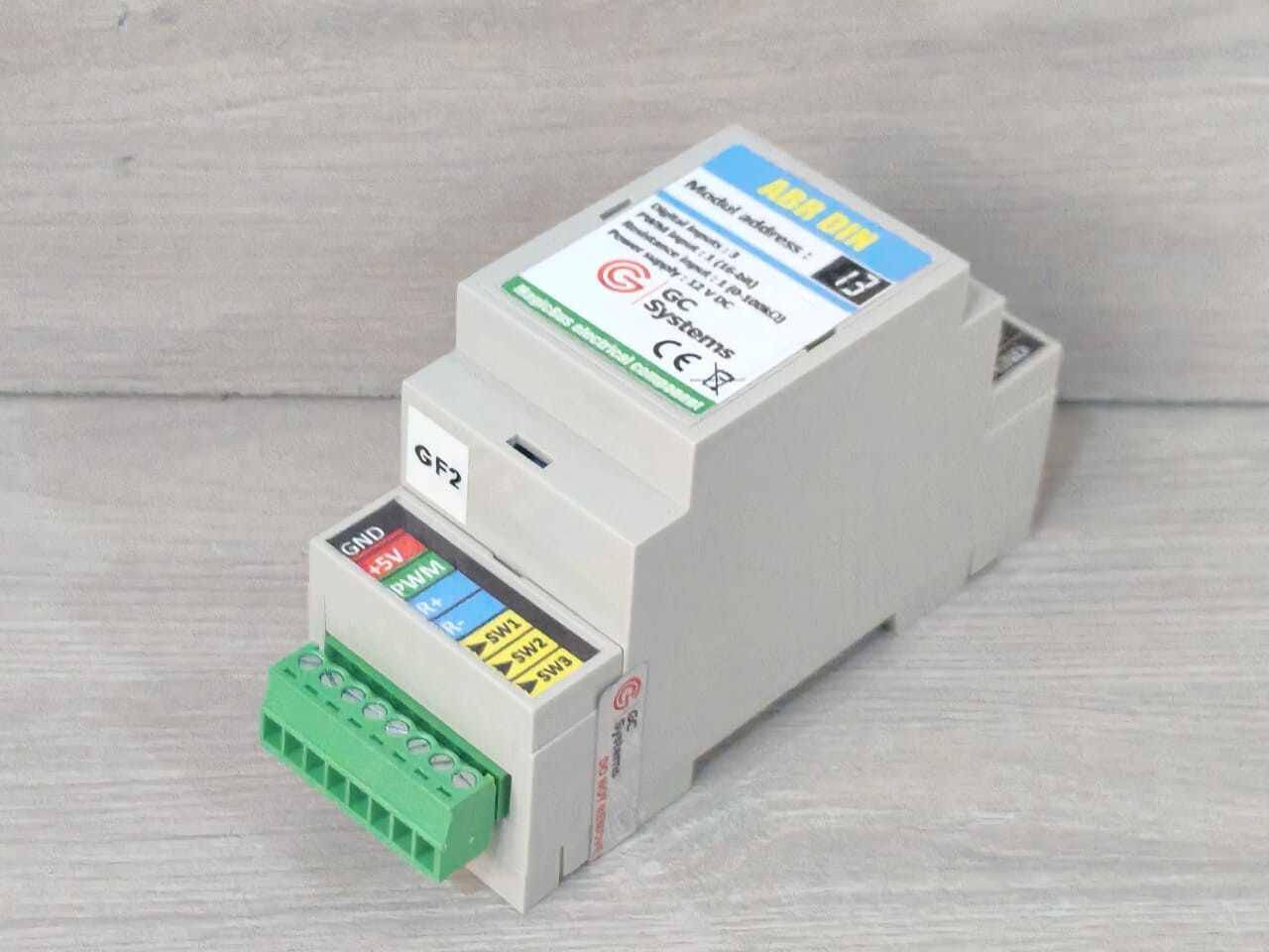 GC Systems ABR DIN Module GC Systems ABR DIN Module 3-digital Input Power Supply 8
