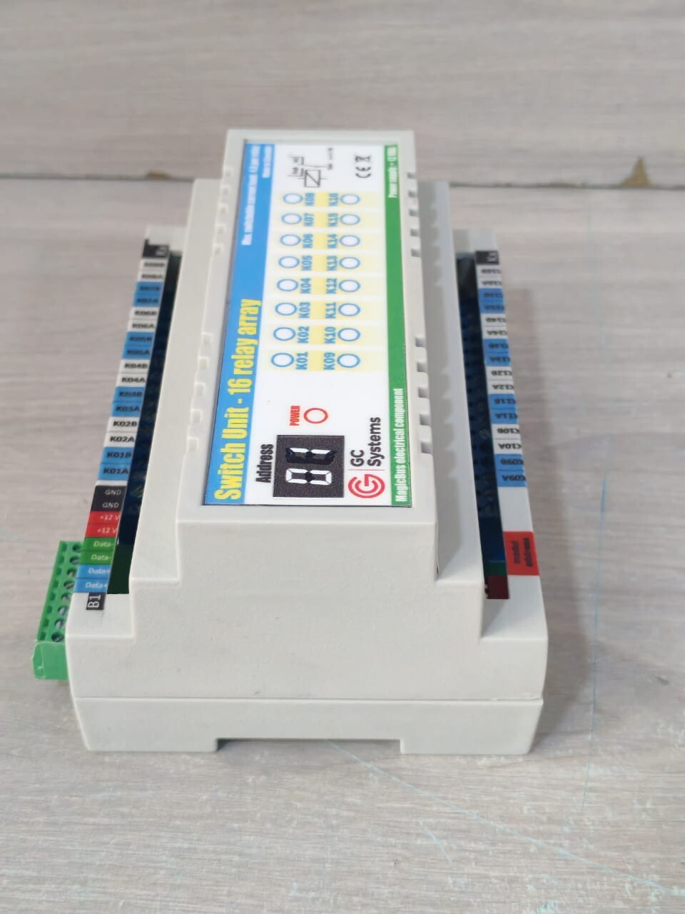 GC SYSTEMS MAGICBUS ELECTRICAL COMPONENT SWITCH UNIT GC SYSTEMS MAGICBUS ELECTRICAL COMPONENT SWITCH UNIT-16 RELAY ARRAY 12V 8