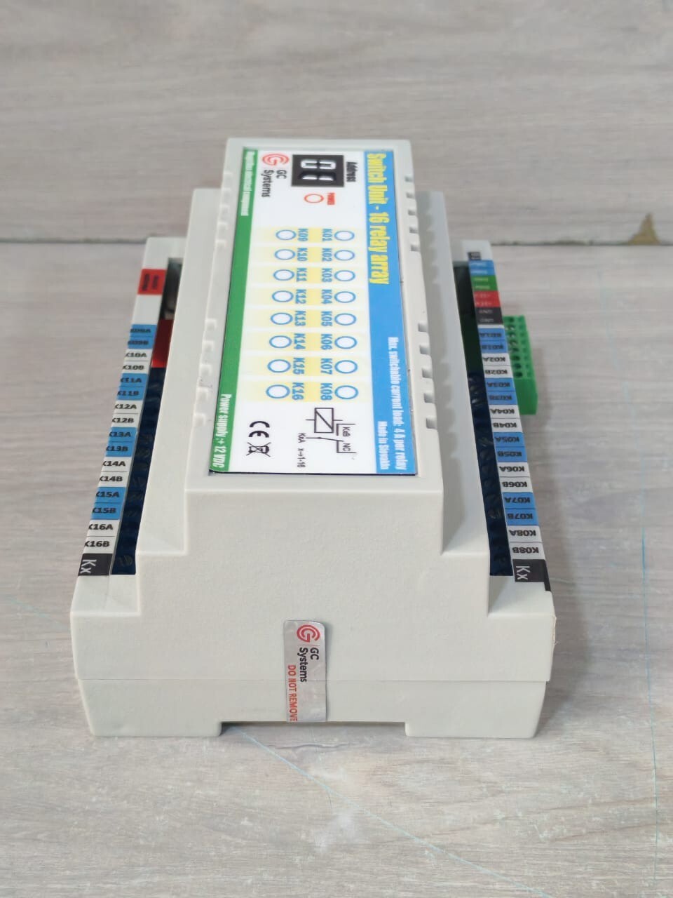 GC SYSTEMS MAGICBUS ELECTRICAL COMPONENT SWITCH UNIT GC SYSTEMS MAGICBUS ELECTRICAL COMPONENT SWITCH UNIT-16 RELAY ARRAY 12V 9