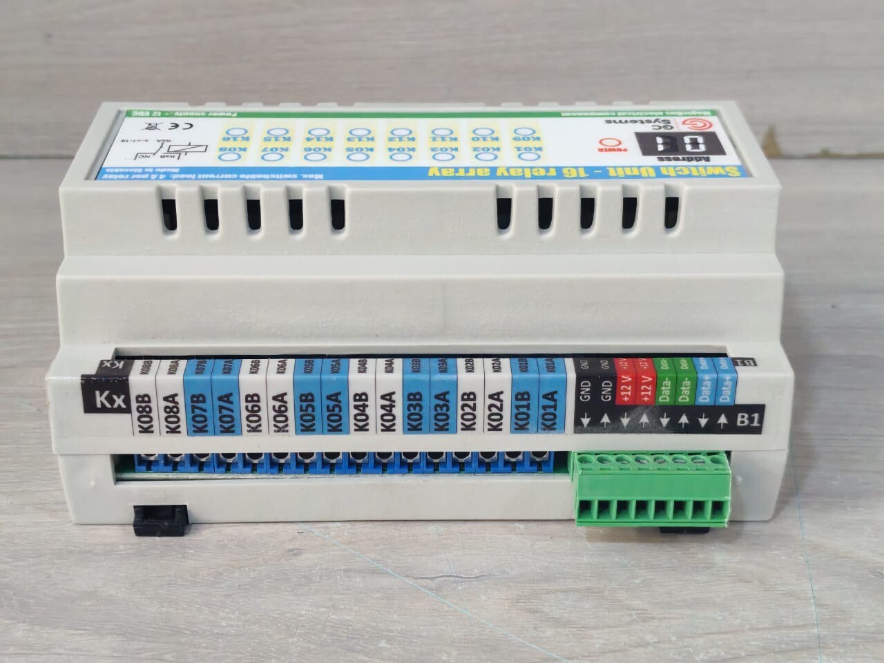 GC SYSTEMS MAGICBUS ELECTRICAL COMPONENT SWITCH UNIT GC SYSTEMS MAGICBUS ELECTRICAL COMPONENT SWITCH UNIT-16 RELAY ARRAY 12V 10