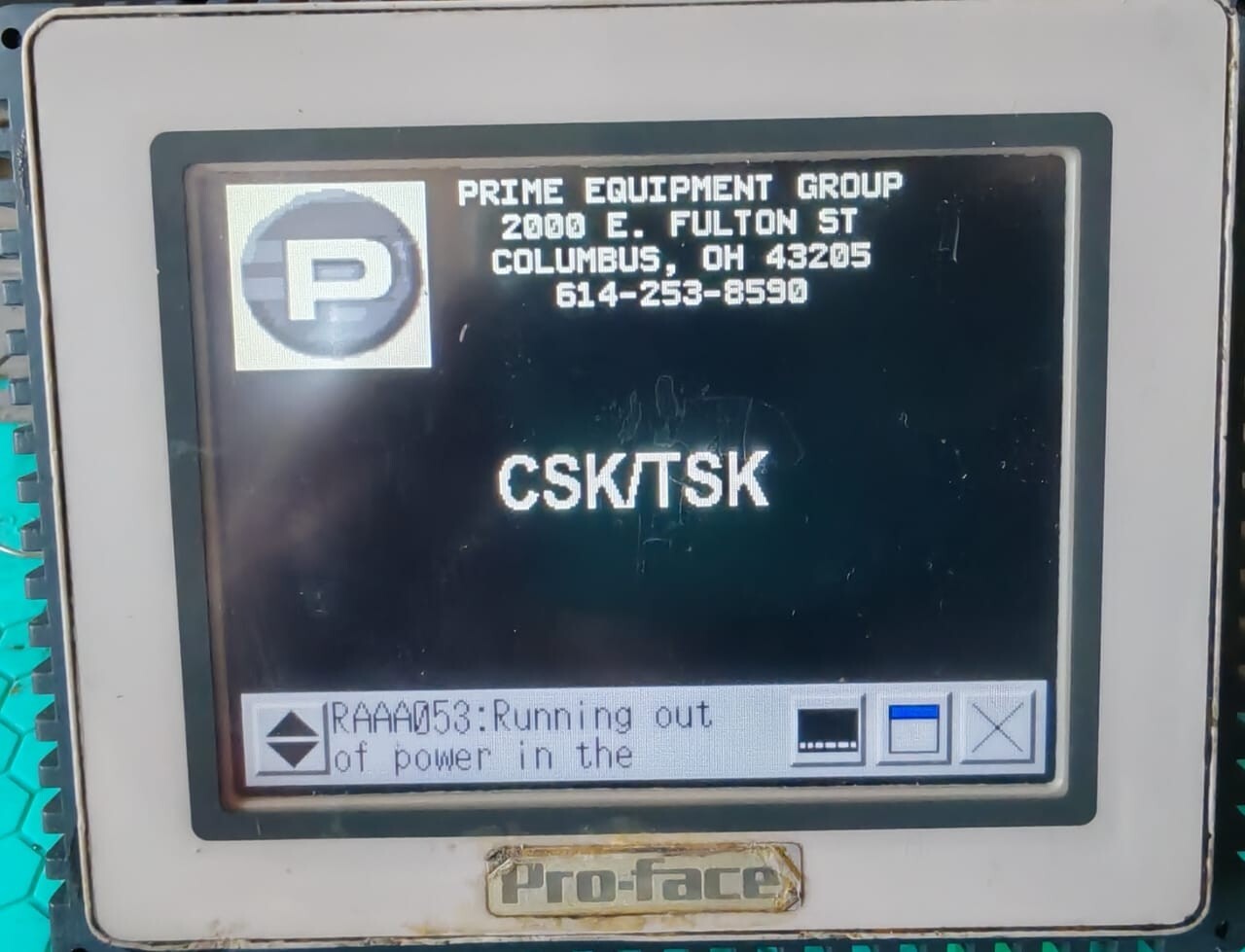 PROFACE PFXLM4201TADDC PRO-FACE PFXLM4201TADDC HMI CONTROL UNIT LM4201TADDC PV:04 RL:09 SV:5.0 2