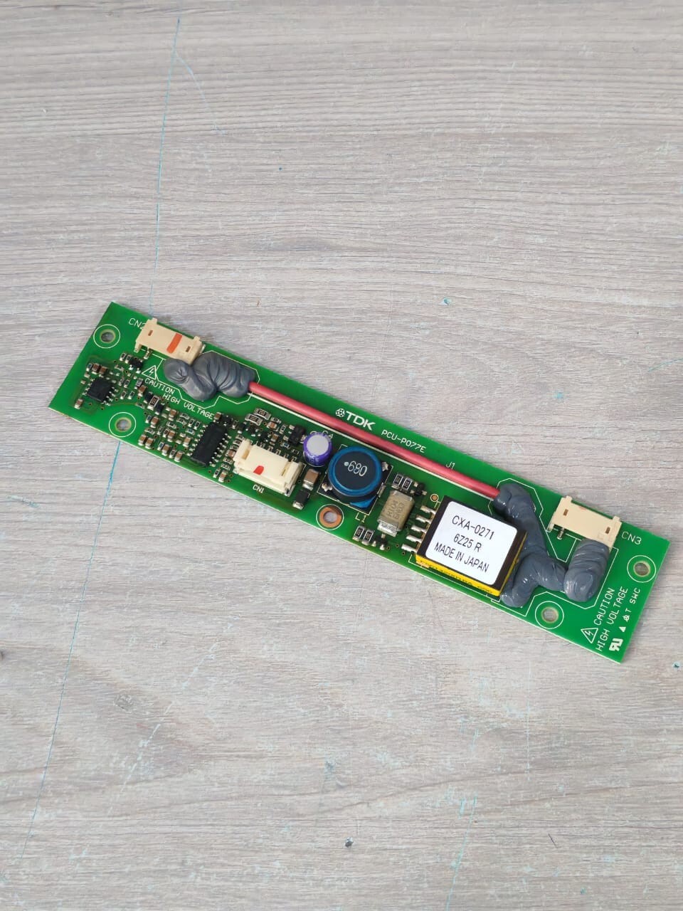 TDK PCU-P077E CXA-0271 6Z25 R TDK PCU-P077E CXA-0271 6Z25 R LCD HIGH VOLTAGE BOARD INVERTER 5