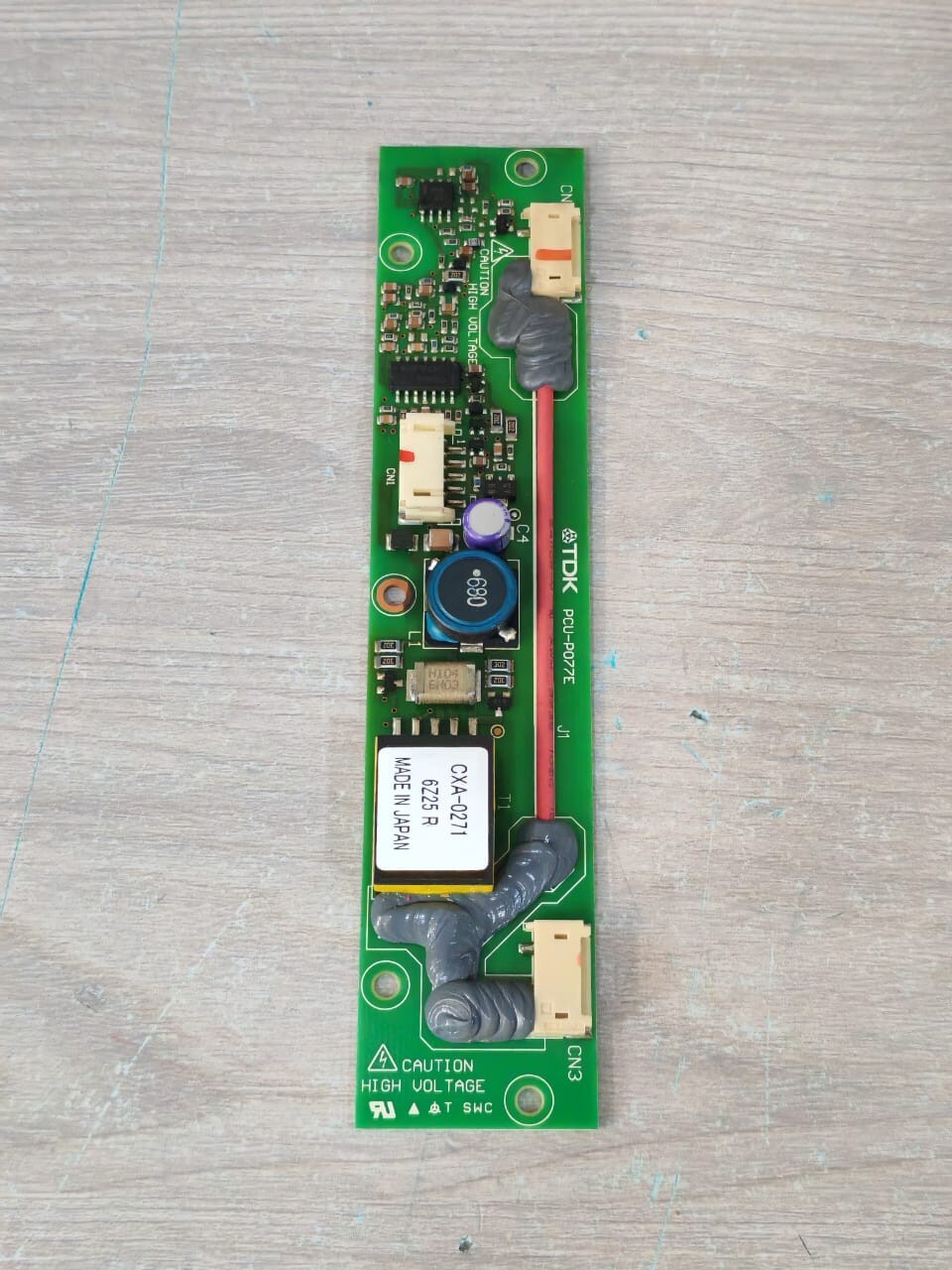 TDK PCU-P077E CXA-0271 6Z25 R TDK PCU-P077E CXA-0271 6Z25 R LCD HIGH VOLTAGE BOARD INVERTER 8