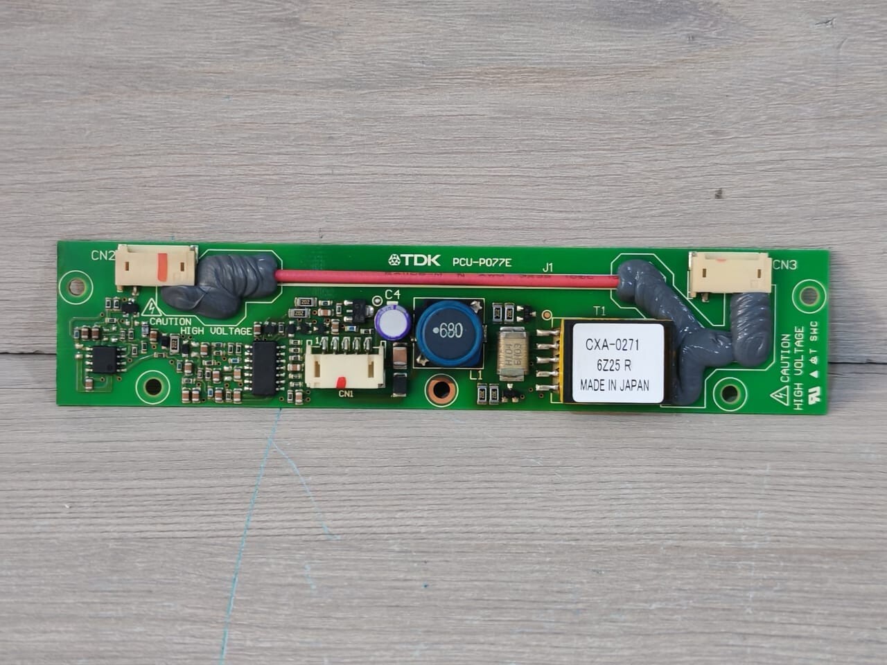 TDK PCU-P077E CXA-0271 6Z25 R LCD HIGH VOLTAGE BOARD INVERTER