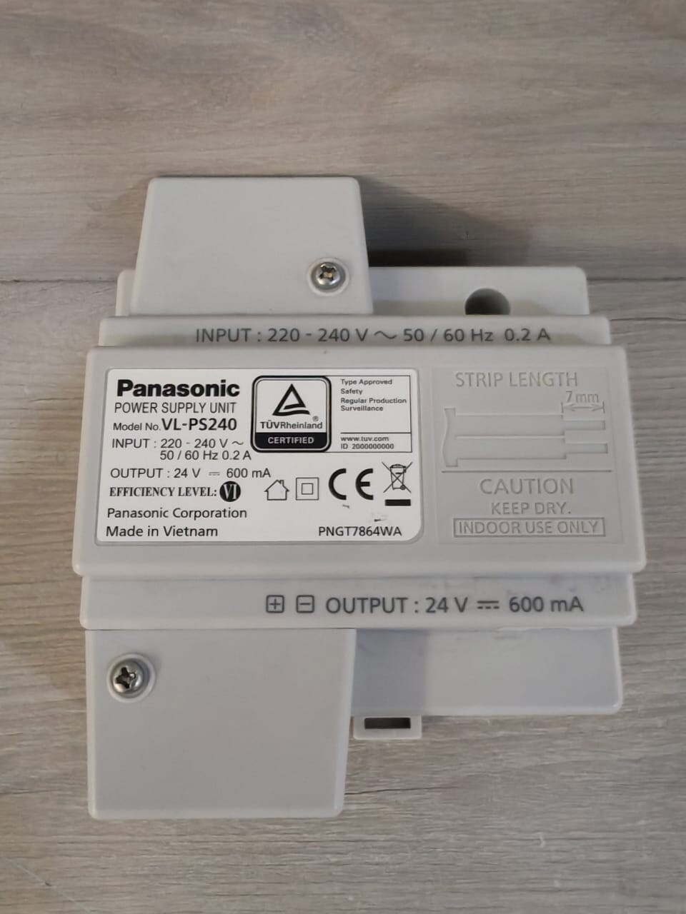 Panasonic VL-PS240 VL-PS240 PANASONIC POWER SUPPLY UNIT 3