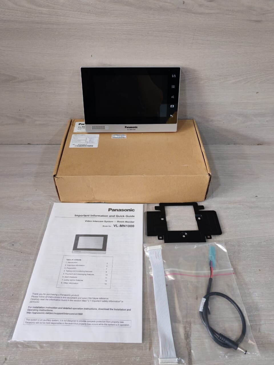 PANASONIC VL-MN1000BX VIDEO INTERCOM SYSTEM ROOM MONITOR