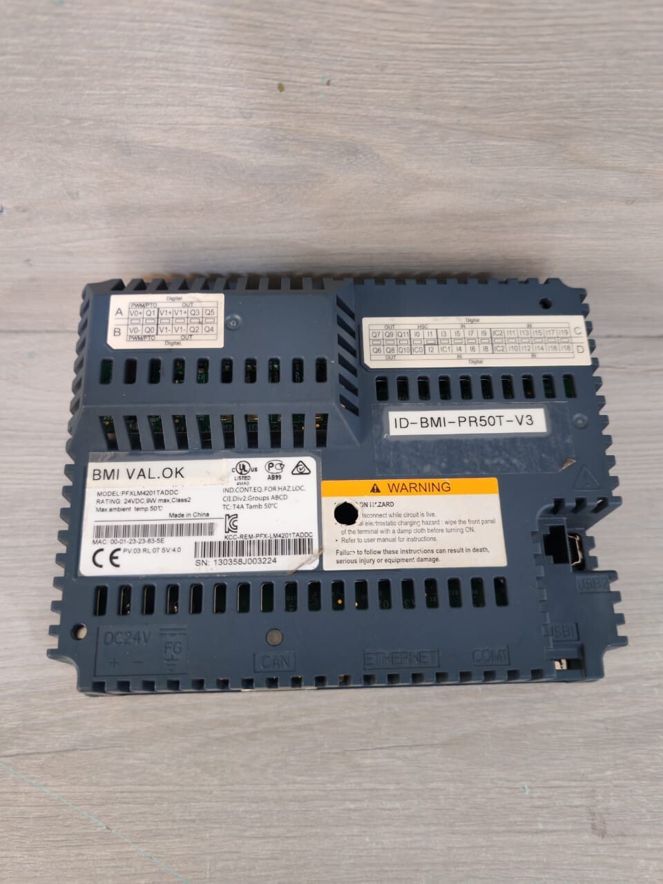 PROFACE PFXLM4201TADDC PRO-FACE PFXLM4201TADDC LM4201TADDC PV:03 RL:07 SV: 4.0 WITHOUT SCREEN 6