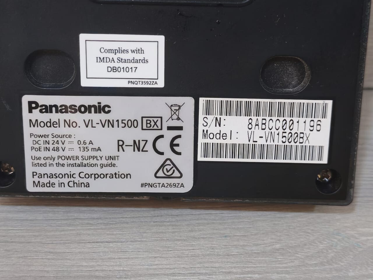 Panasonic VL-VN1500BX Panasonic VL-VN1500BX Video Intercom System Door Station-w/o cover & accessories 3