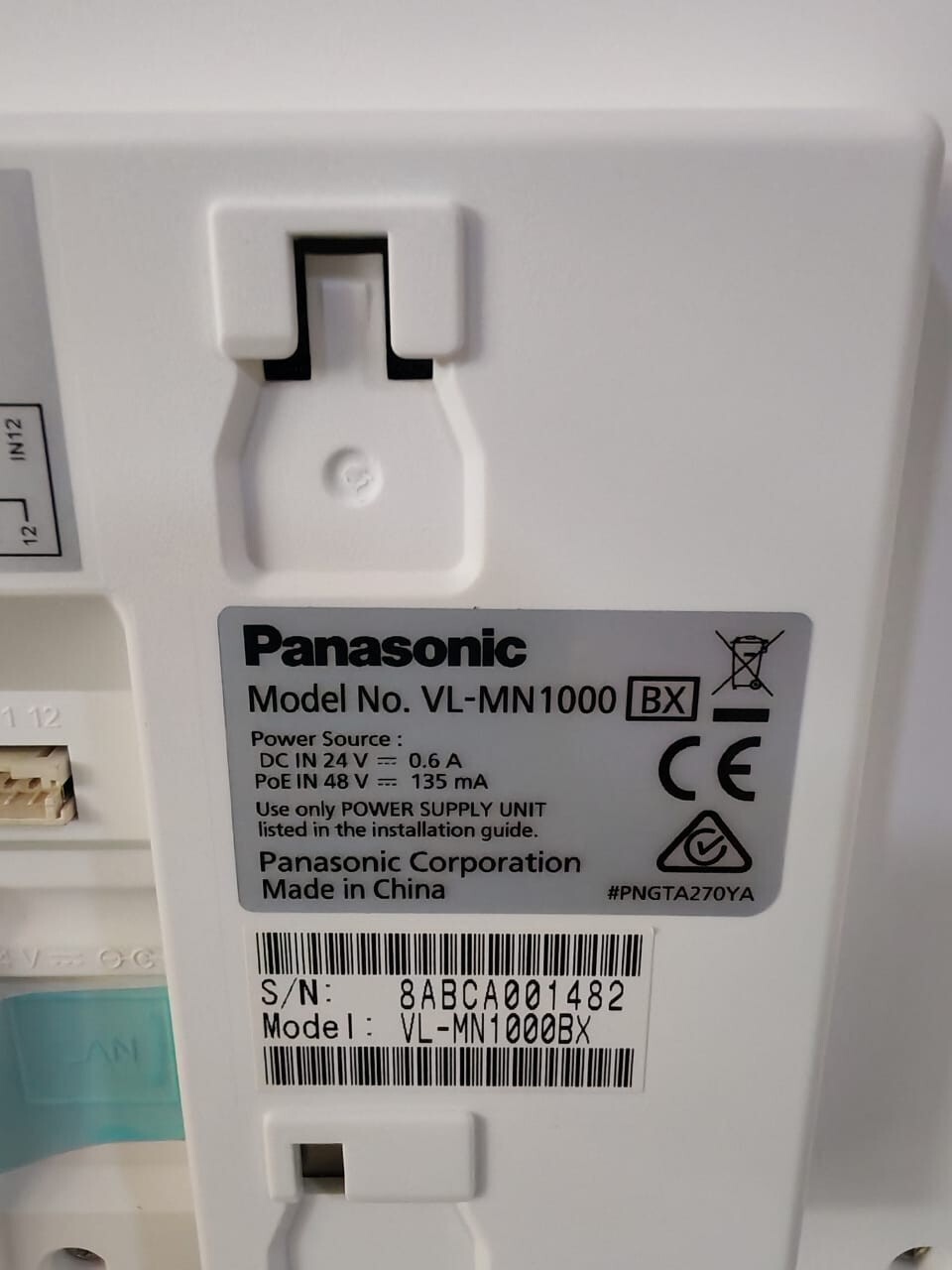 Panasonic VL-MN1000BX PANASONIC VL-MN1000BX VIDEO INTERCOM SYSTEM ROOM MONITOR 3