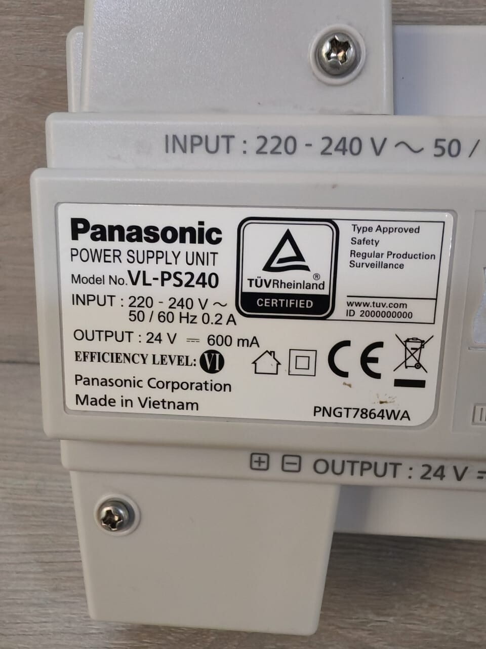 Panasonic VL-PS240 VL-PS240 PANASONIC POWER SUPPLY UNIT 2
