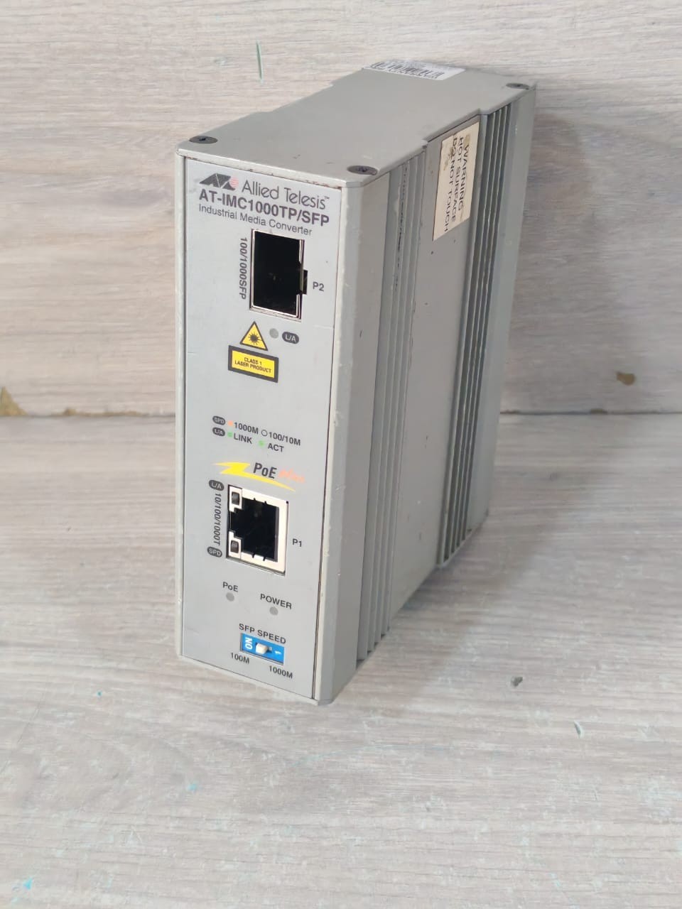 Allied Telesis AT-IMC1000TP/SFP Allied Telesis AT-IMC1000TP/SFP MEDIA CONVERTER 48VDC 6