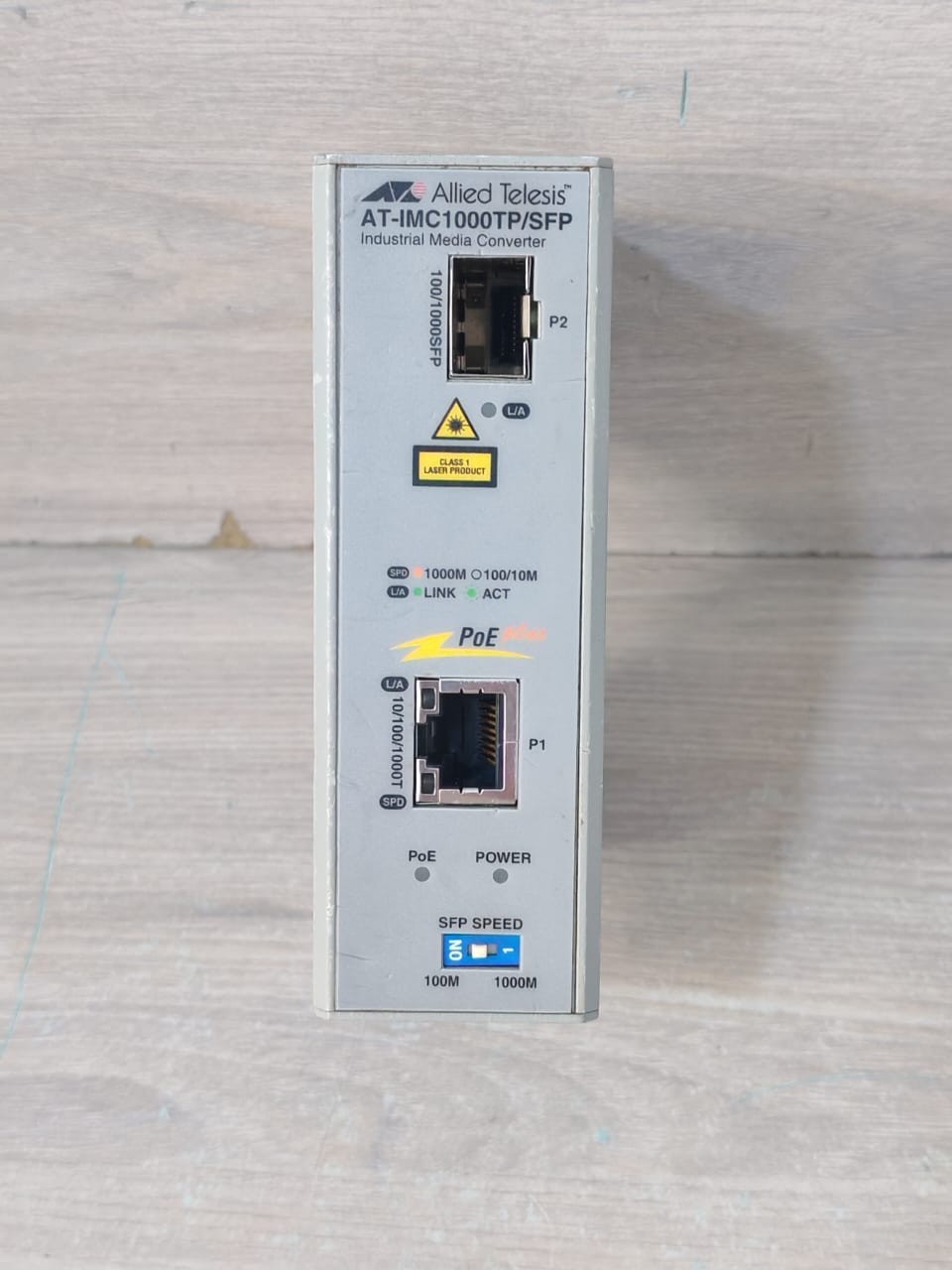 Allied Telesis AT-IMC1000TP/SFP MEDIA CONVERTER 48VDC
