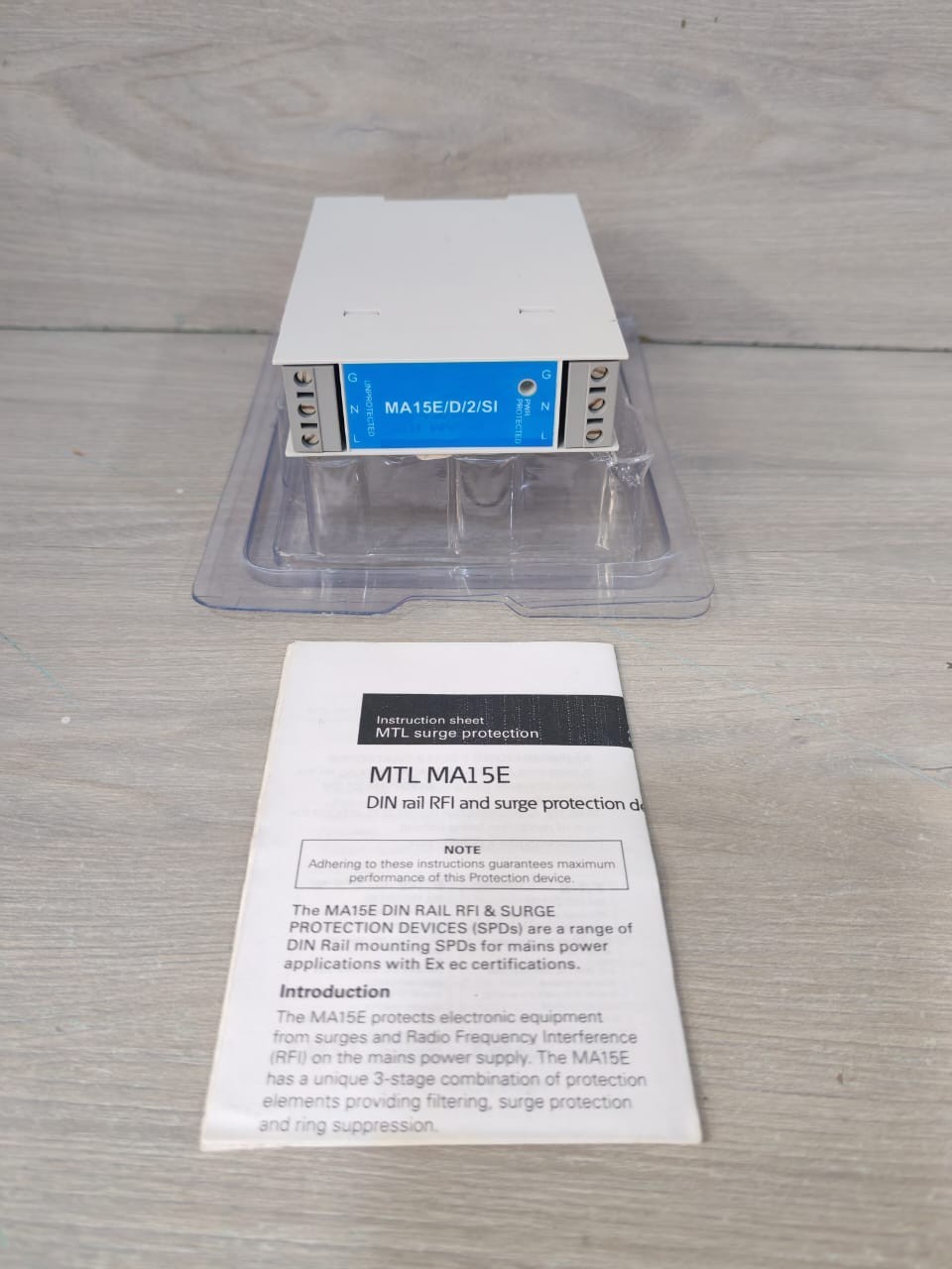 Eaton MA15E/D/2/SI MTL Surge Protection Device 240Vac/dc
