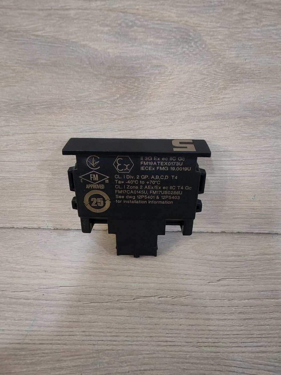 Rosemount 12P4983X692 FISHER-ROSEMOUNT KL4501X1-BE1 ADDRESS Plug No.5 12P4983X692 REV L 2