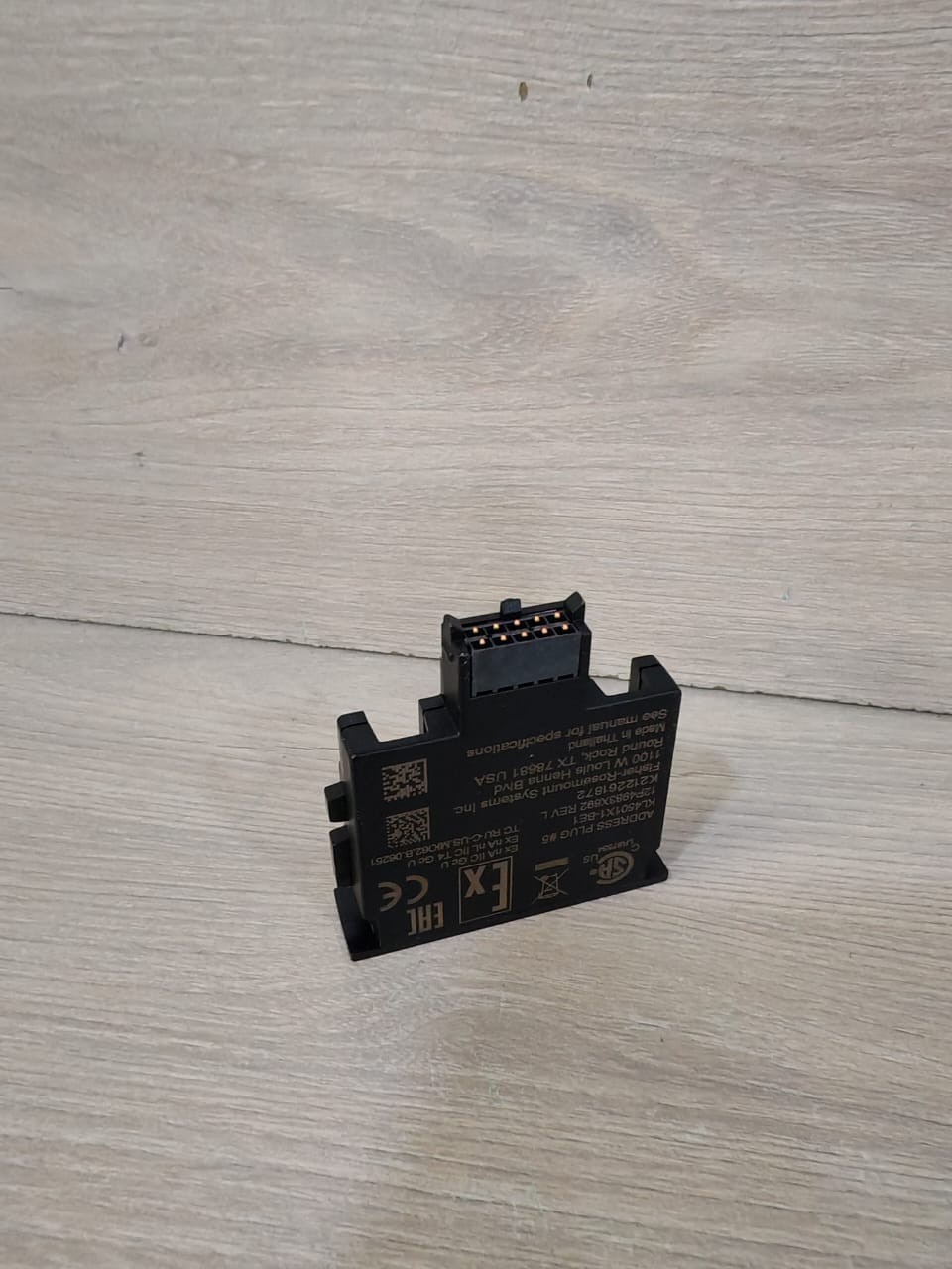 Rosemount 12P4983X692 FISHER-ROSEMOUNT KL4501X1-BE1 ADDRESS Plug No.5 12P4983X692 REV L 4