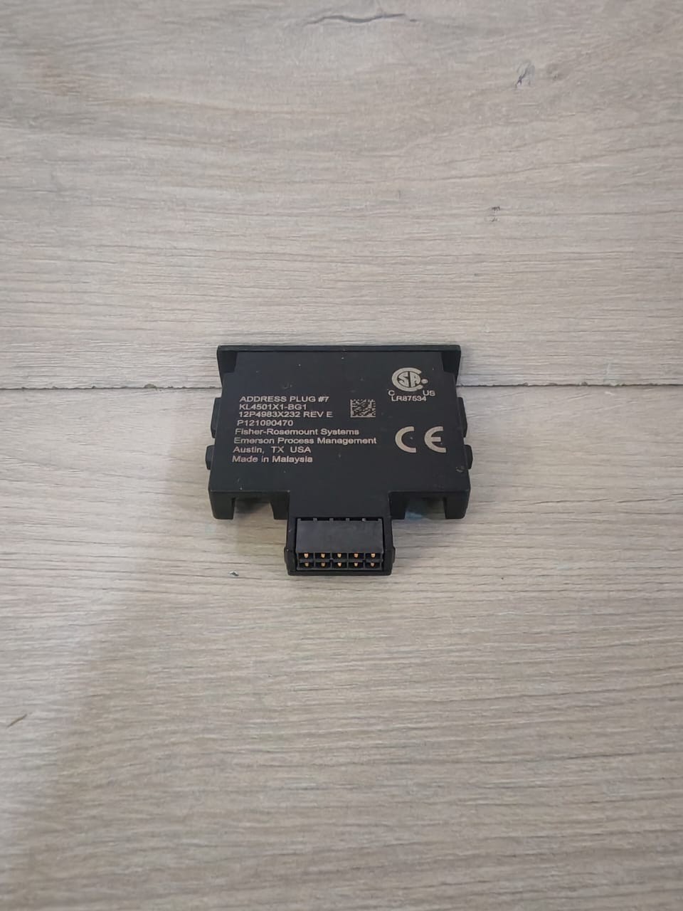 FISHER ROSEMOUNT 12P4983X232 FISHER ROSEMOUNT KL4501X1-BG1 ADDRESS Plug No.7 12P4983X232 REV. E 3