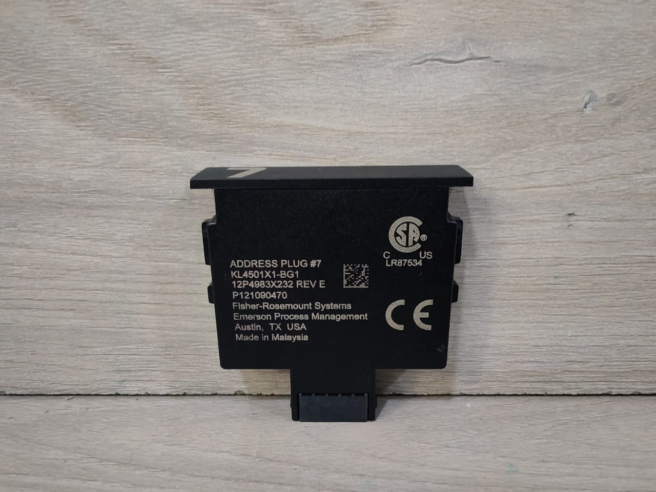 FISHER ROSEMOUNT KL4501X1-BG1 ADDRESS Plug No.7 12P4983X232 REV. E