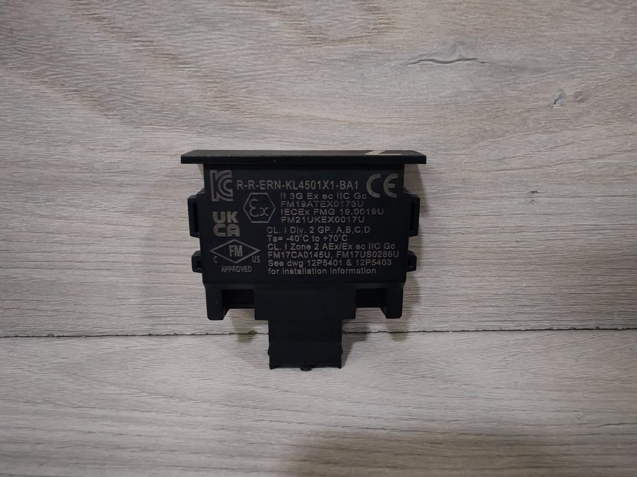FISHER ROSEMOUNT 12P4983X712 FISHER ROSEMOUNT KL4501X1-BG1 ADDRESS Plug No.7 12P4983X712 REV. M 2