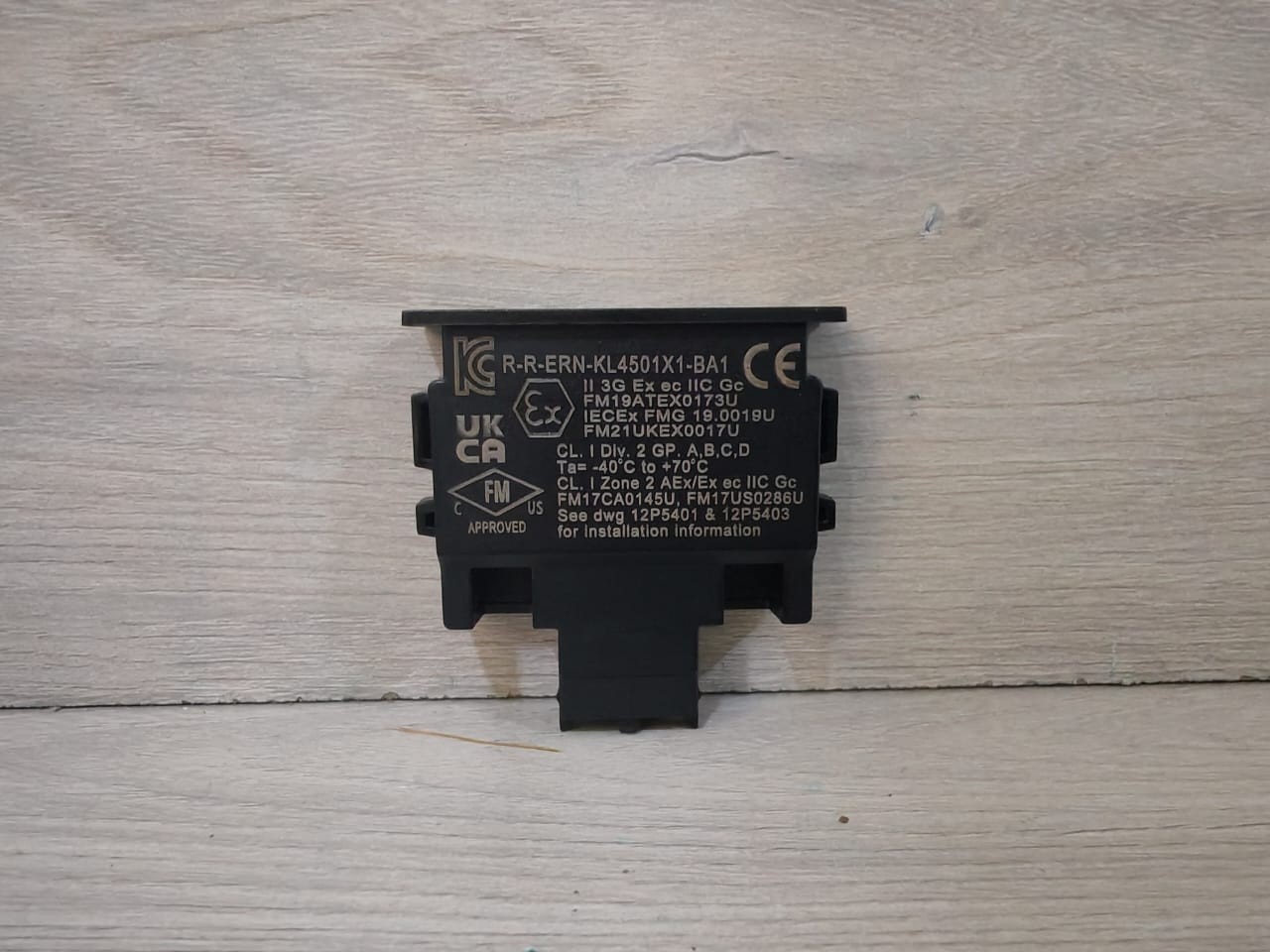 FISHER ROSEMOUNT 12P4983X722 FISHER ROSEMOUNT KL4501X1-BH1 ADDRESS Plug No.8 12P4983X722 REV. M 2