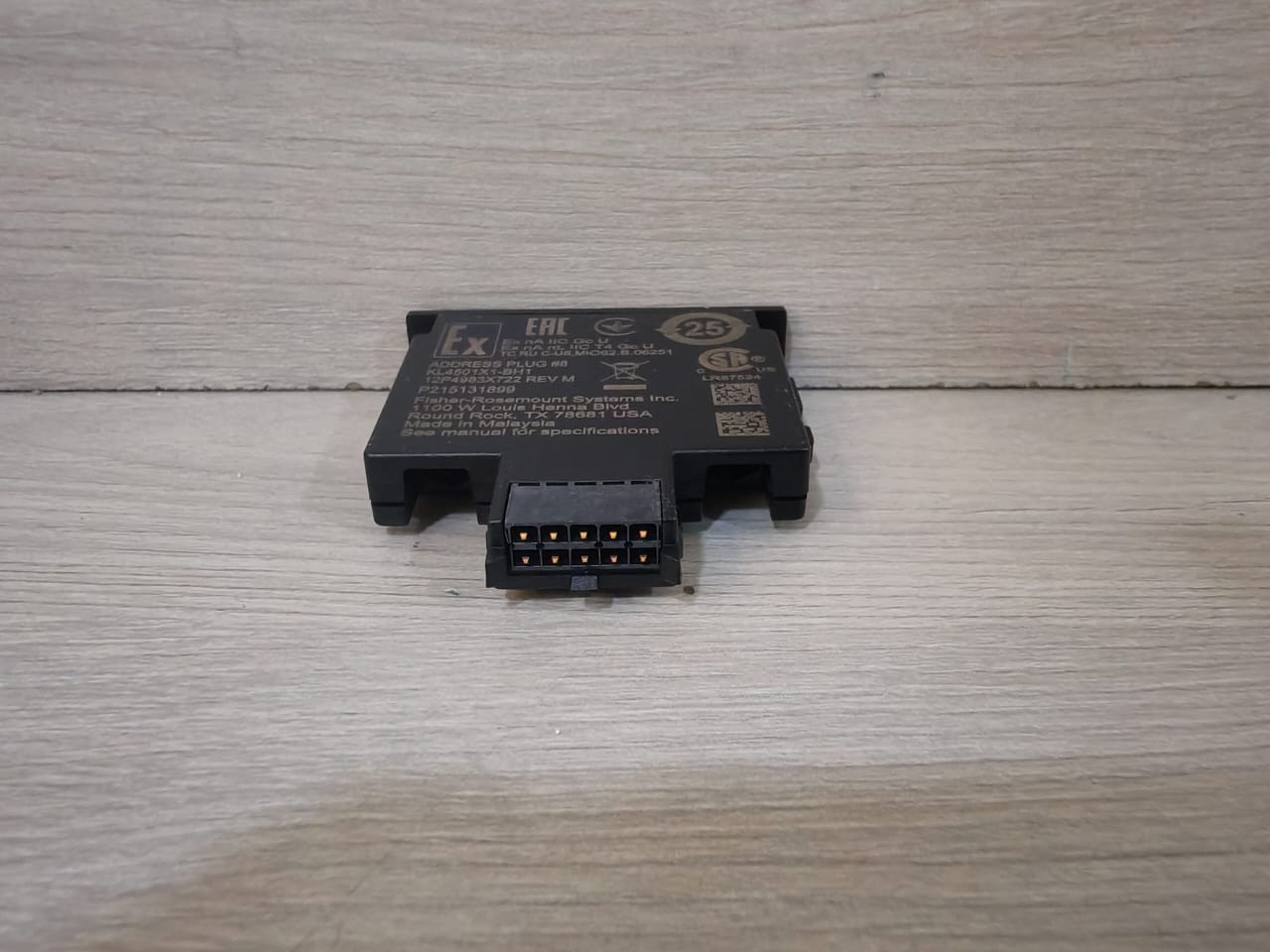 FISHER ROSEMOUNT 12P4983X722 FISHER ROSEMOUNT KL4501X1-BH1 ADDRESS Plug No.8 12P4983X722 REV. M 5