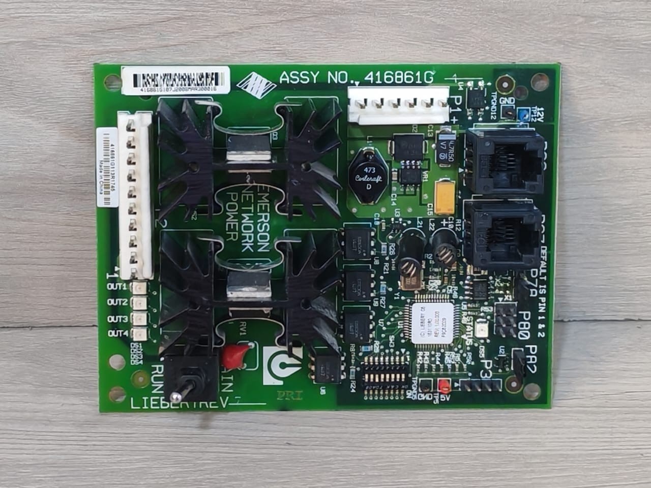 Liebert Emerson Network Power 416861G Humidification Power Board Driver Control