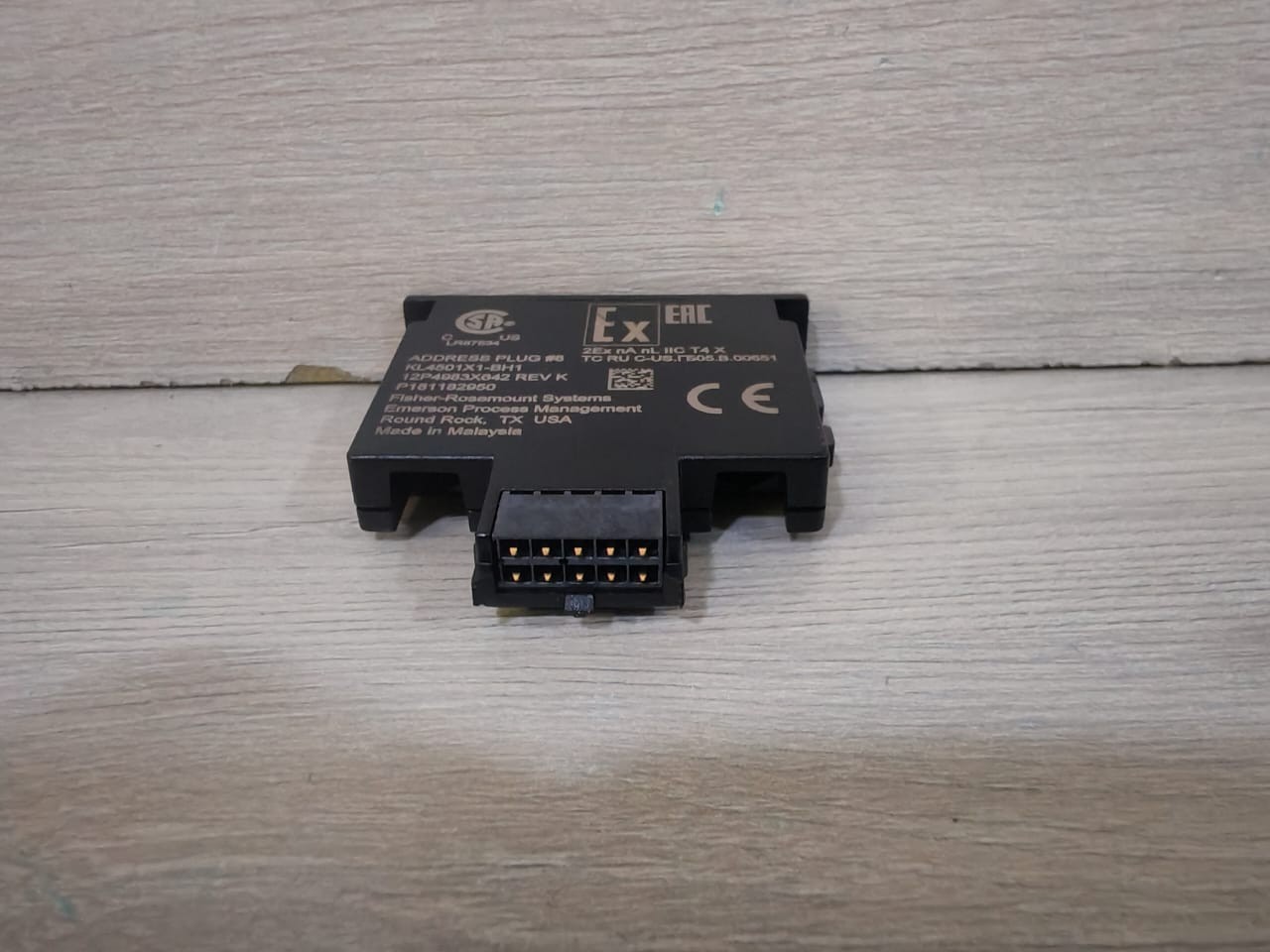 FISHER ROSEMOUNT 12P4983X642 FISHER ROSEMOUNT KL4501X1-BH1 ADDRESS Plug No.8 12P4983X642 REV. K 5