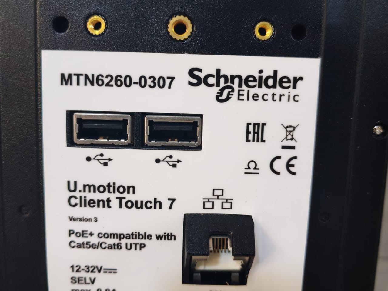 Schneider Electric MTN6260-0307 Schneider Electric MTN6260-0307 Ver.3 U.Motion Client Touch 7 5