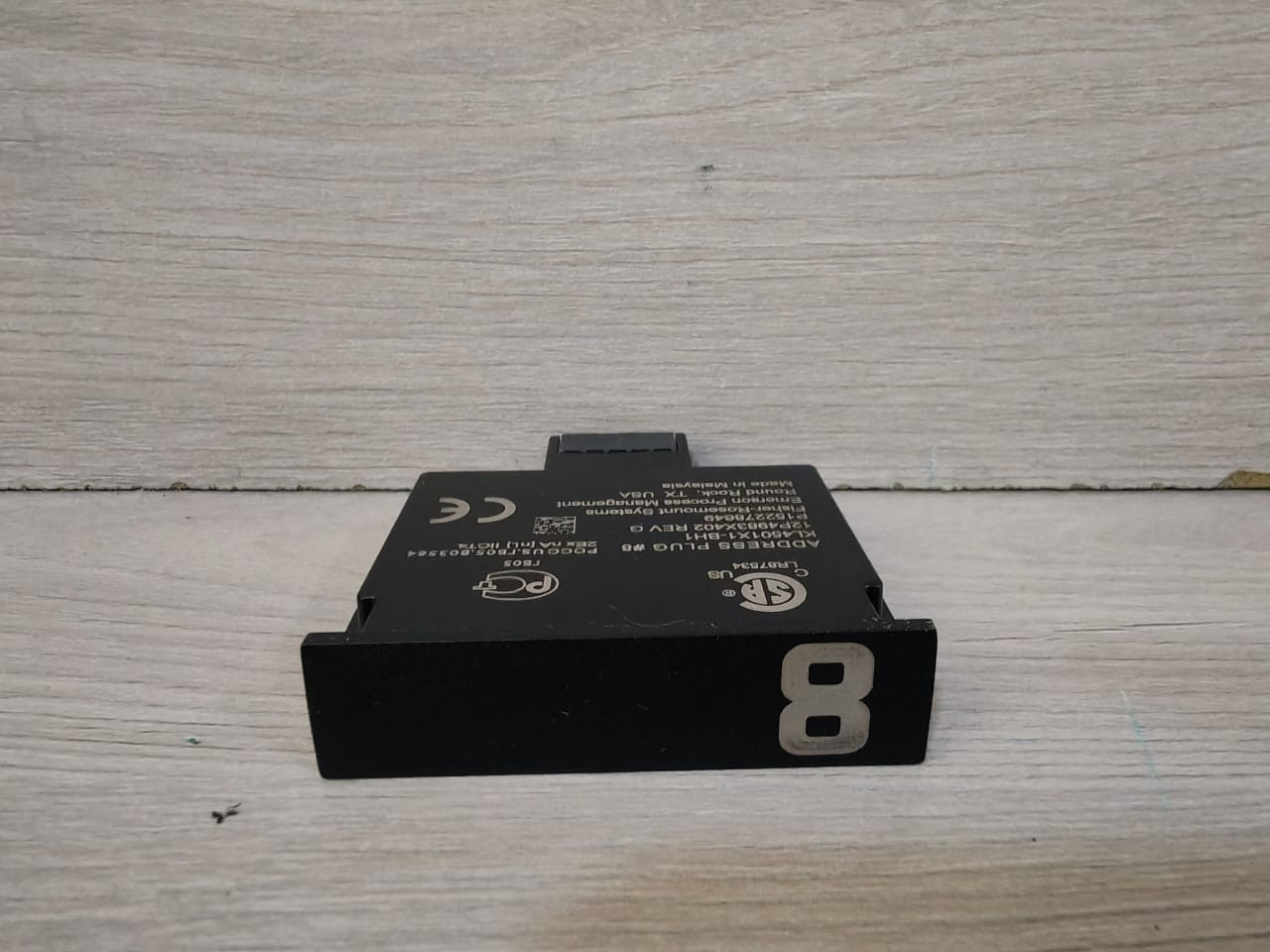 FISHER ROSEMOUNT 12P4983X402 FISHER ROSEMOUNT KL4501X1-BH1 ADDRESS Plug No.8 12P4983X402 REV. G 4