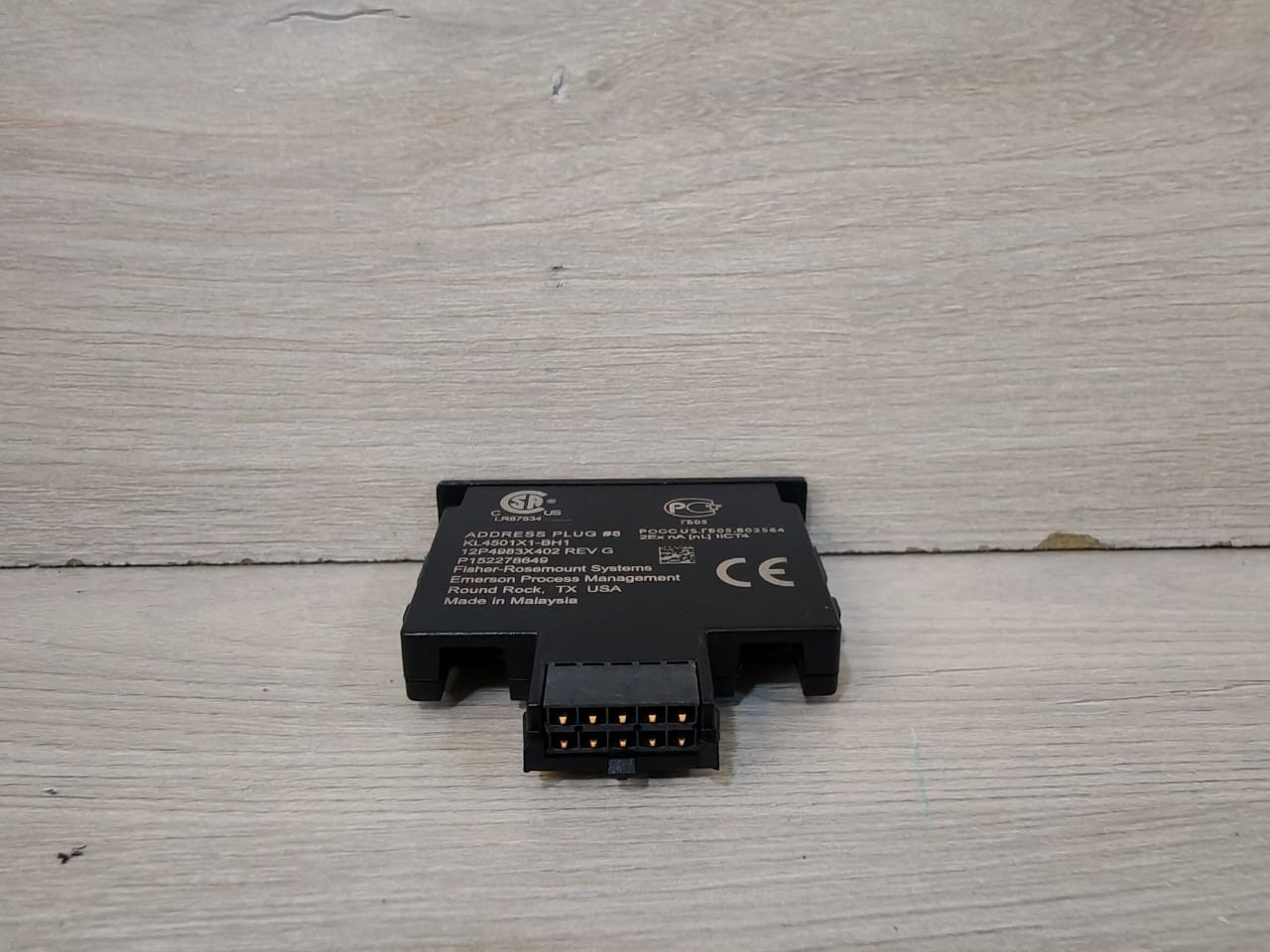 FISHER ROSEMOUNT 12P4983X402 FISHER ROSEMOUNT KL4501X1-BH1 ADDRESS Plug No.8 12P4983X402 REV. G 7