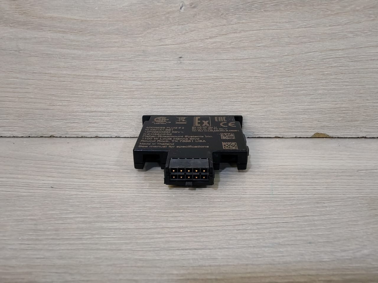 FISHER ROSEMOUNT 12P4983X662 FISHER ROSEMOUNT KL4501X1-BB1 ADDRESS Plug No.2 12P4983X662 REV. L 4