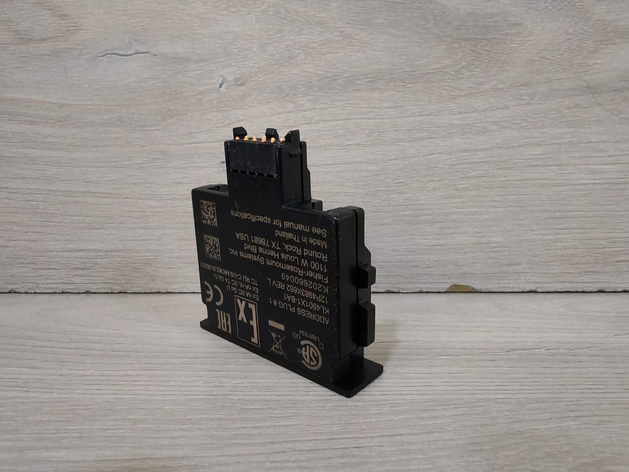 FISHER ROSEMOUNT 12P4983X652 FISHER ROSEMOUNT KL4501X1-BA1 ADDRESS Plug No.1 12P4983X652 REV. L 4