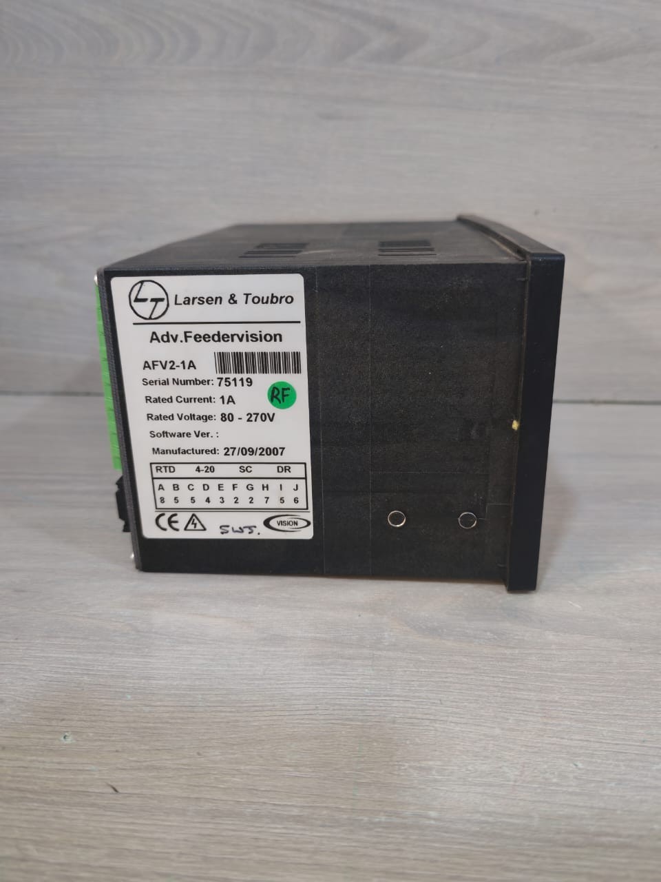 Larsen & Toubro AFV2-1A ADVANCED Larsen & Toubro AFV2-1A ADVANCED FEEDERVISION 80-270V 1A 2