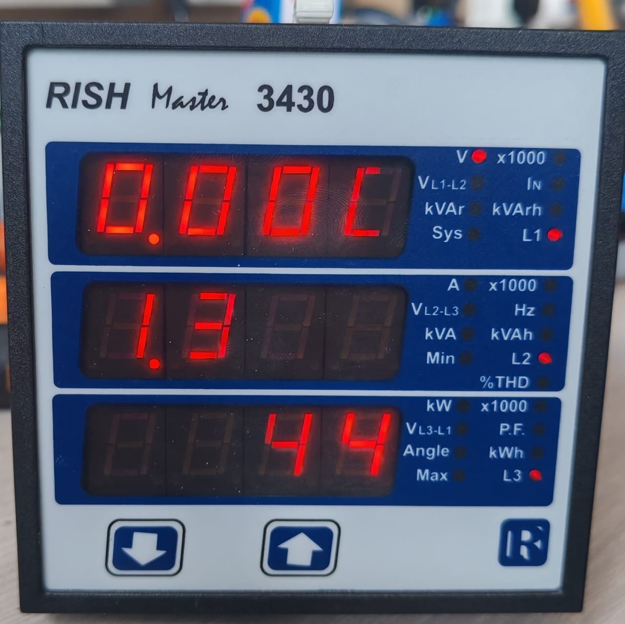 rishab Rish Master 3430 Rish Master 3430 Multi-Function Meter 300V 4