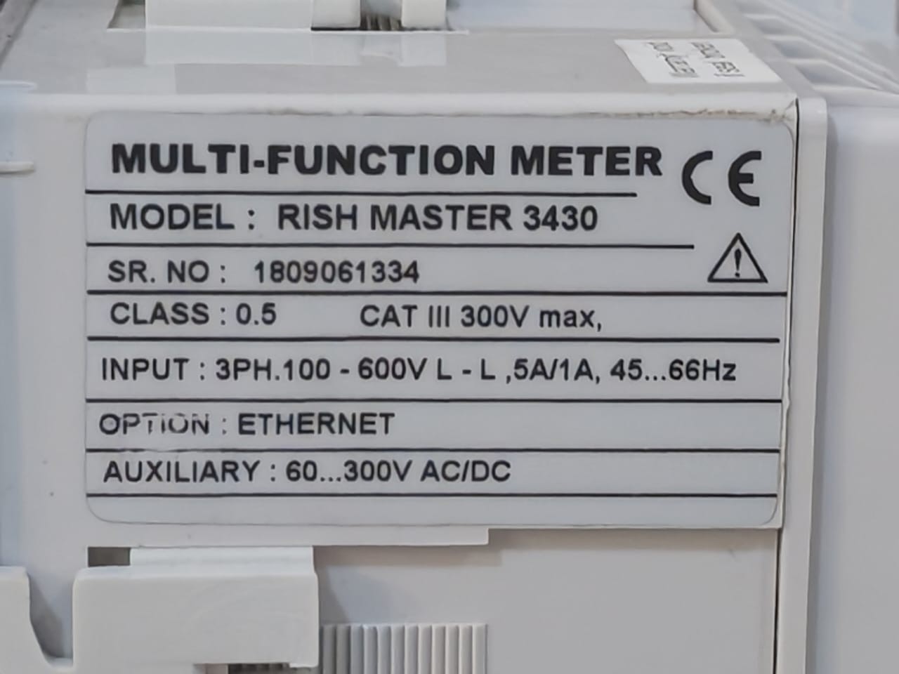 rishab Rish Master 3430 Rish Master 3430 Multi-Function Meter 300V 6
