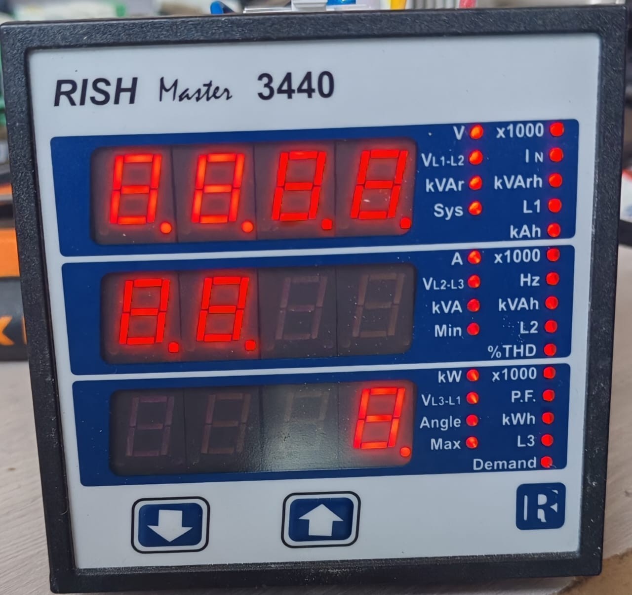 rishab Rish Master 3440 Rish Master 3440 Multi-Function Meter 300V 4