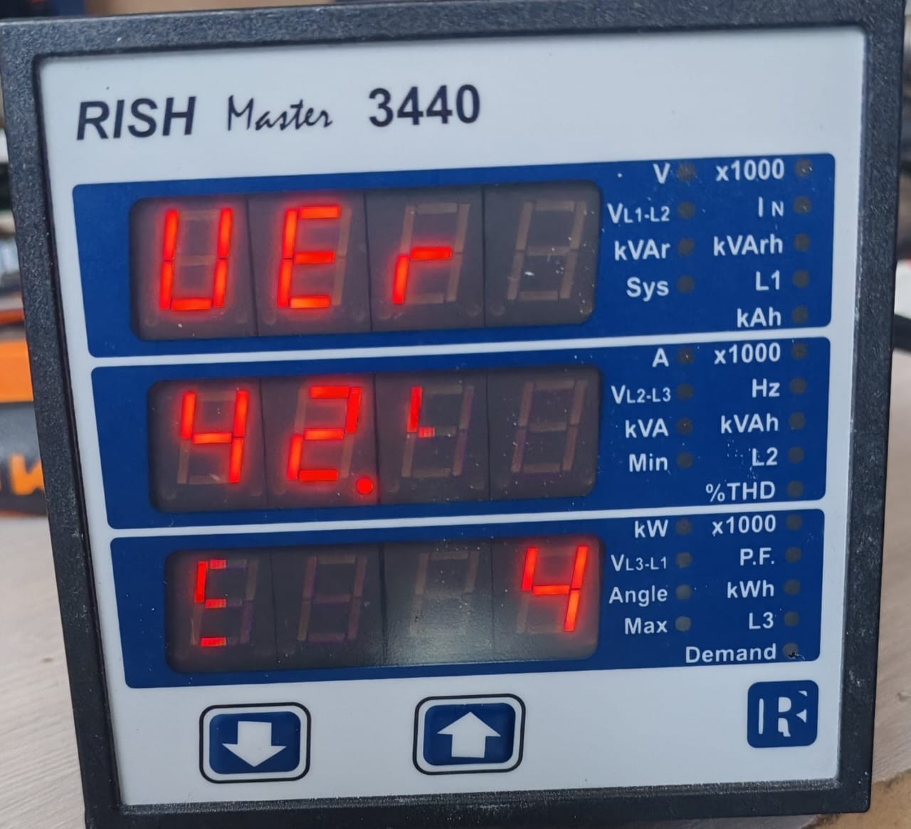 rishab Rish Master 3440 Rish Master 3440 Multi-Function Meter 300V 5