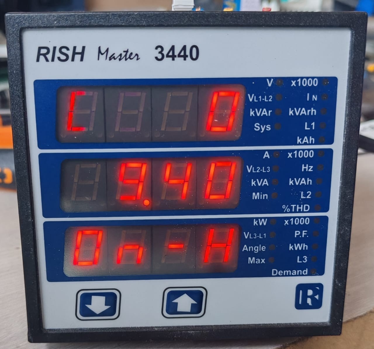 rishab Rish Master 3440 Rish Master 3440 Multi-Function Meter 300V 6